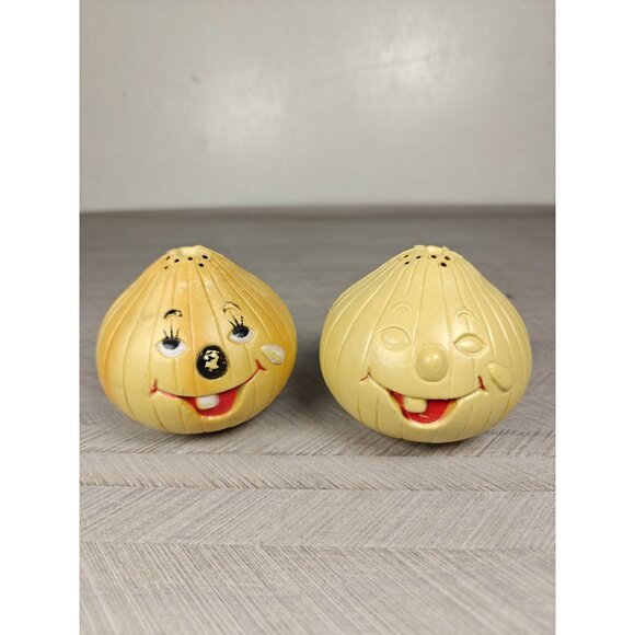 Vintage 1980 Holt Howard Style Onion Head Refrigerator Baking Soda Holders - Picture 2 of 6